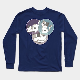 Three Cats Long Sleeve T-Shirt